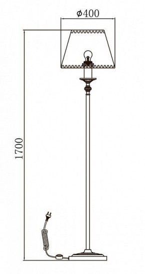 Торшер Maytoni Soffia RC093-FL-01-R в Лабытнанги - labytnangi.mebel24.online | фото 3
