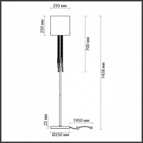 Торшер Odeon Light Nicole 4890/1F в Лабытнанги - labytnangi.mebel24.online | фото 4