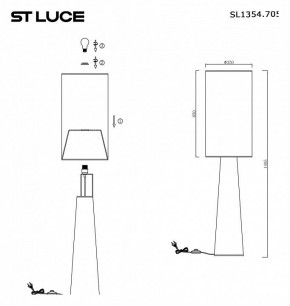 Торшер ST-Luce Jackie SL1354.705.01 в Лабытнанги - labytnangi.mebel24.online | фото 5