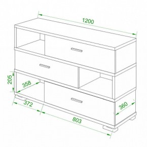 Тумба комбинированная Домино нельсон СБ-40/3 в Лабытнанги - labytnangi.mebel24.online | фото 2