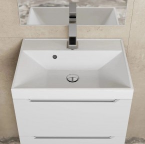 Тумба под раковину Uperwood Tanos 50 см, подвесная, белая матовая в Лабытнанги - labytnangi.mebel24.online | фото 10