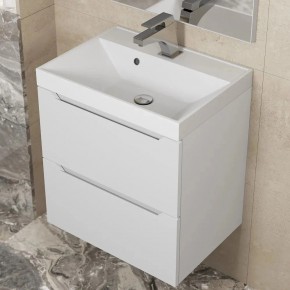 Тумба под раковину Uperwood Tanos 50 см, подвесная, белая матовая в Лабытнанги - labytnangi.mebel24.online | фото 11