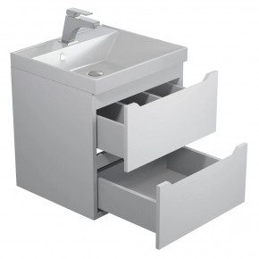 Тумба под раковину Uperwood Tanos 50 см, подвесная, белая матовая в Лабытнанги - labytnangi.mebel24.online | фото 8