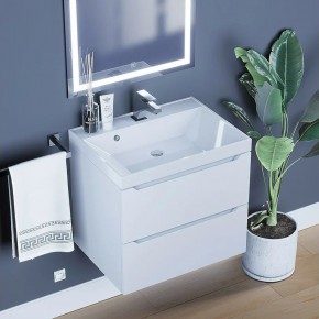 Тумба под раковину Uperwood Tanos 60 см, подвесная, белая матовая в Лабытнанги - labytnangi.mebel24.online | фото 8