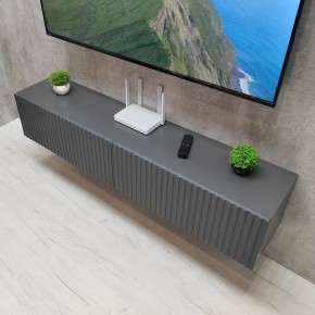 Тумба подвесная под ТВ LINES MTV1-MA 750 Темно-серый (Графит-M 10.1.25) в Лабытнанги - labytnangi.mebel24.online | фото 11