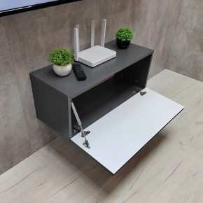 Тумба подвесная под ТВ LINES MTV1-MA 750 Темно-серый (Графит-M 10.1.25) в Лабытнанги - labytnangi.mebel24.online | фото 3