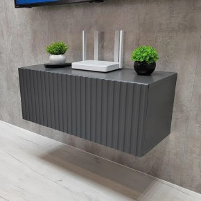 Тумба подвесная под ТВ LINES MTV1-MA 750 Темно-серый (Графит-M 10.1.25) в Лабытнанги - labytnangi.mebel24.online | фото 9