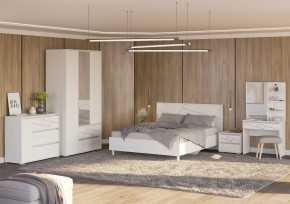 АДЕЛИНА Тумба прикроватная (белый рамух) в Лабытнанги - labytnangi.mebel24.online | фото 3