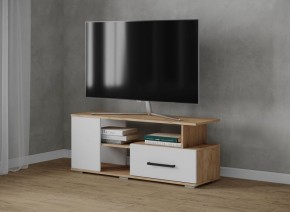 Тумба ТВ Парус-4 Дуб крафт золотой/Белый в Лабытнанги - labytnangi.mebel24.online | фото