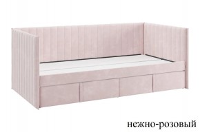 ТВИКС Кровать (софа) с ящиками 900 (нежно-розовый) в Лабытнанги - labytnangi.mebel24.online | фото