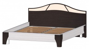 ВЕРОНА Кровать 1600 с основанием (Венге/Анкор светлый) в Лабытнанги - labytnangi.mebel24.online | фото