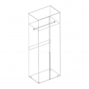 ВИТА Шкаф 2-ств для одежды в Лабытнанги - labytnangi.mebel24.online | фото 2