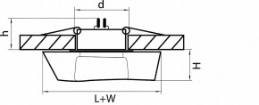 Встраиваемый светильник Lightstar Flutto 006430 в Лабытнанги - labytnangi.mebel24.online | фото 3