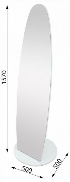 Зеркало напольное Стелла в Лабытнанги - labytnangi.mebel24.online | фото 8